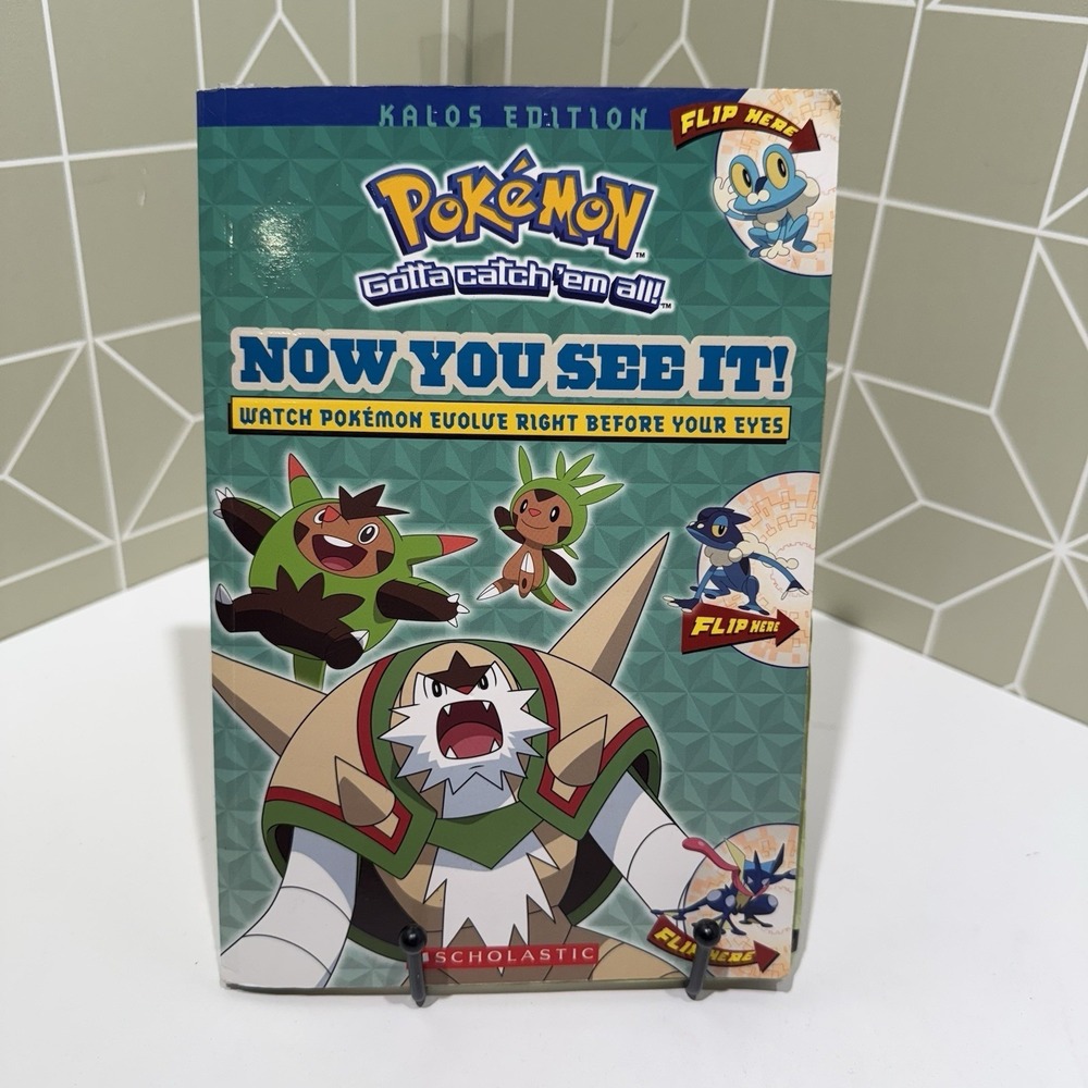 Pokemon‎ Kalos Edition, Now you see it, PB Manga, Anime book
